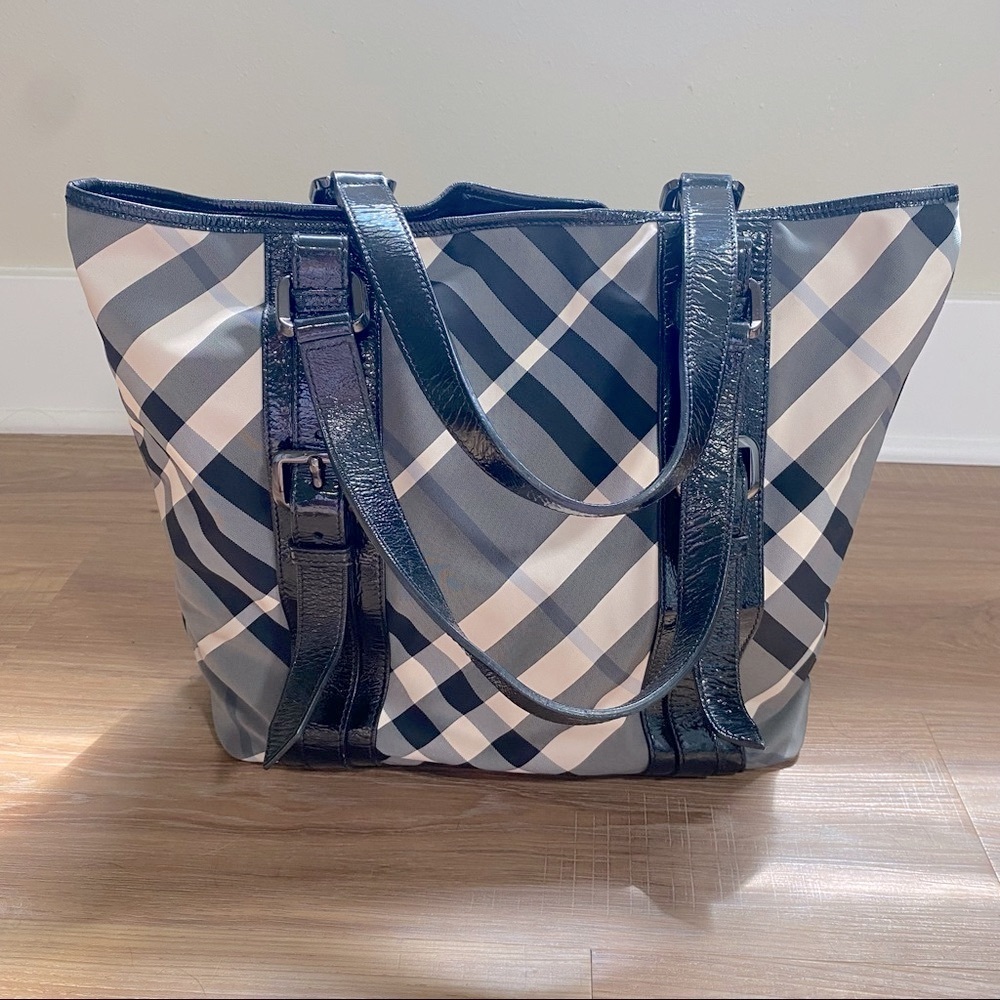 Burberry | Nylon Beat Check Lowry Tote